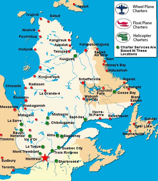 Montreal Charter Flights